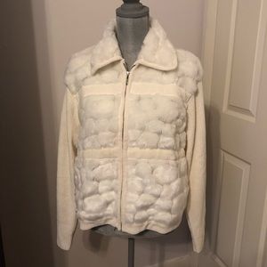 Snow bunny faux fur jacket